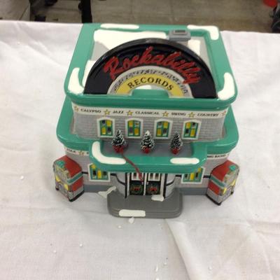 Rockabilly Records Dept. 56 Snow Village