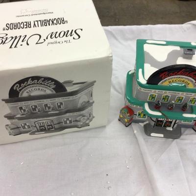 Rockabilly Records Dept. 56 Snow Village