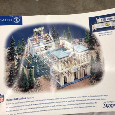 Champsfield Stadium Dept. 56 Snow Village
