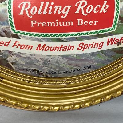 1978 Rolling Rock Beer Sign