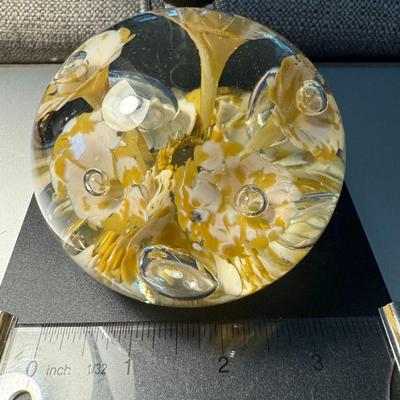 1974 St. Clair glass paperweight