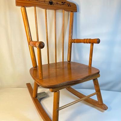 Child’s rocking chair made in Switzerland