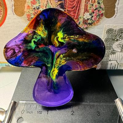 Multi colored mushroom