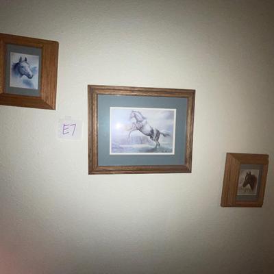 E7-Horse Framed Art