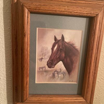 E7-Horse Framed Art