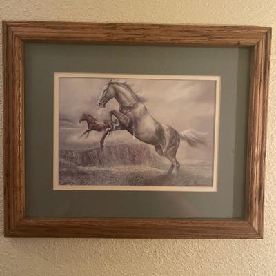 E7-Horse Framed Art