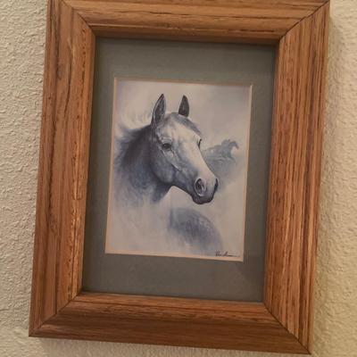 E7-Horse Framed Art