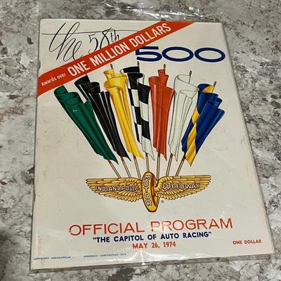 Indianapolis Motor Speedway Official Program 1974