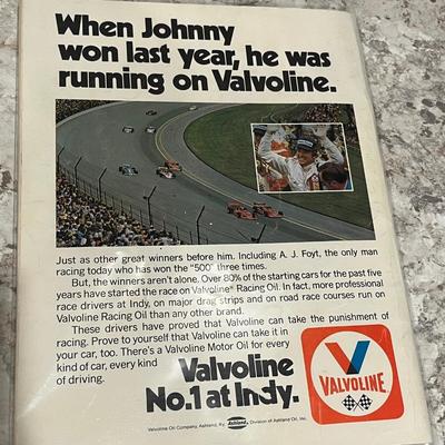 Indianapolis Motor Speedway Official Program 1975