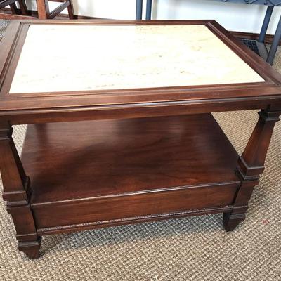 Lot #98 Vintage Lamp Table - Hammary Furniture Company - one drawer