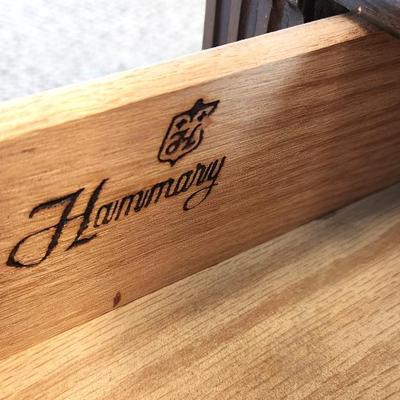 Lot #98 Vintage Lamp Table - Hammary Furniture Company - one drawer