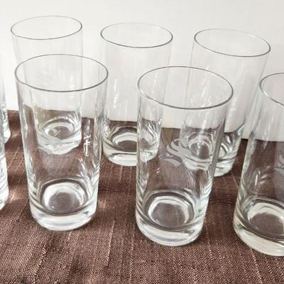 Lot #99 Lot of 8 Vintage Iced Tea Glasses - initial "S"