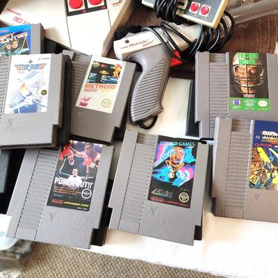 Lot #100 Vintage Nintendo Lot - Console, 18 Games, more