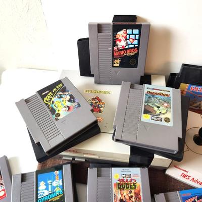 Lot #100 Vintage Nintendo Lot - Console, 18 Games, more