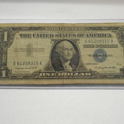 1957 A One Dollar Silver Certificate