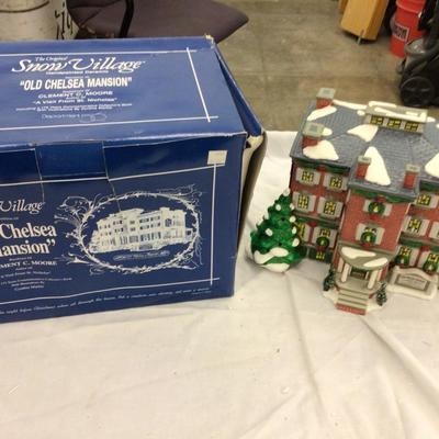 Old Chelsea Mansion Dept. 56 Snow Village