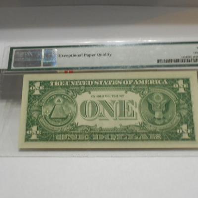 1957 B One Dollar Silver Certificate Graded 66 EPQ