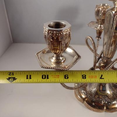 Meriden B. Company Candelabra (Choice A)