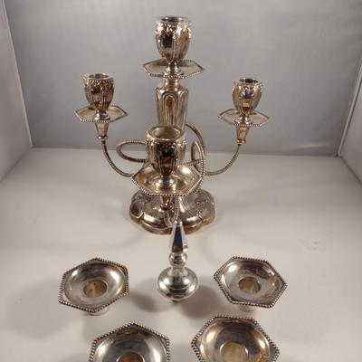 Meriden B. Company Candelabra (Choice B)