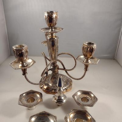 Meriden B. Company Candelabra (Choice B)