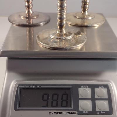 FPC Peruvian .925 Sterling Silver Goblets- 6 Pieces- Approx Total Weight 988 Grams
