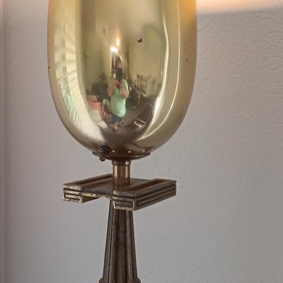Vintage Torchiere Floor Lamp Greek Key Brass MCM Rare! MID CENTURY ANTIQUE! (1 of 2)
