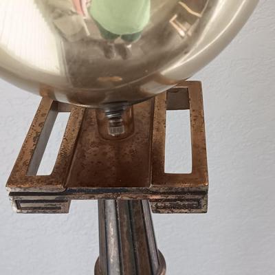 Vintage Torchiere Floor Lamp Greek Key Brass MCM Rare! MID CENTURY ANTIQUE! (1 of 2)