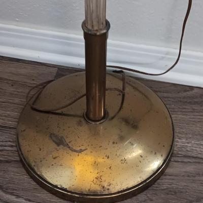 Vintage Torchiere Floor Lamp Greek Key Brass MCM Rare! MID CENTURY ANTIQUE! (1 of 2)