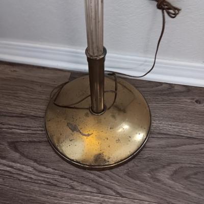 Vintage Torchiere Floor Lamp Greek Key Brass MCM Rare! MID CENTURY ANTIQUE! (1 of 2)