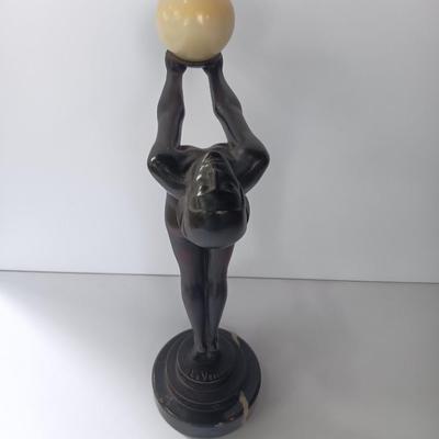 M Le Verrier ” Lueur “Iconic Art Cast sculpture by Max Le Verrier circa 1930