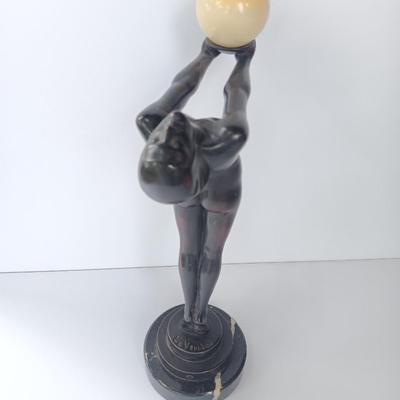 M Le Verrier ” Lueur “Iconic Art Cast sculpture by Max Le Verrier circa 1930