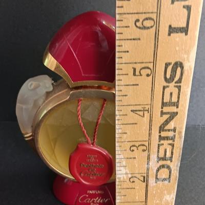 Beautiful Vintage FULL Toilette Cartier Paris Panthere Perfume bottle - factice dummy