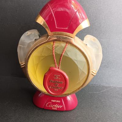 Beautiful Vintage FULL Toilette Cartier Paris Panthere Perfume bottle - factice dummy