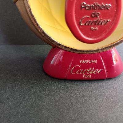 Beautiful Vintage FULL Toilette Cartier Paris Panthere Perfume bottle - factice dummy