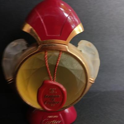 Beautiful Vintage FULL Toilette Cartier Paris Panthere Perfume bottle - factice dummy