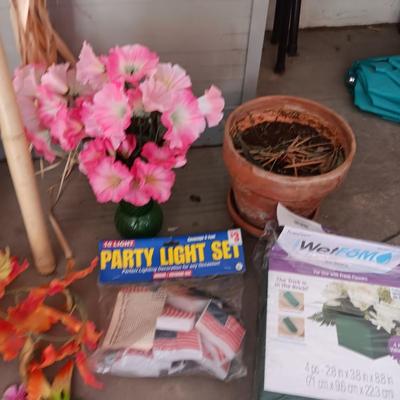STAKED YARD ART, FAUX FLOWERS, STEPPING STONES AND MORE