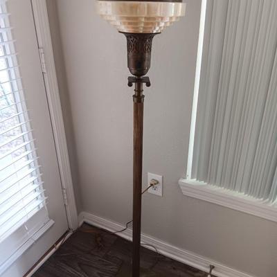Vintage Art Deco Torchiere Floor lamp