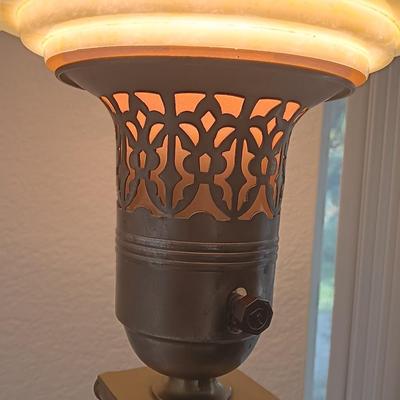 Vintage Art Deco Torchiere Floor lamp