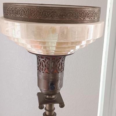 Vintage Art Deco Torchiere Floor lamp