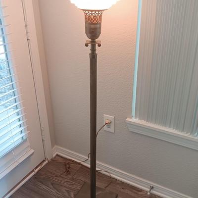 Vintage Art Deco Torchiere Floor lamp