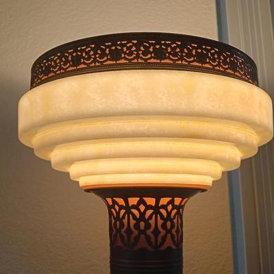 Vintage Art Deco Torchiere Floor lamp