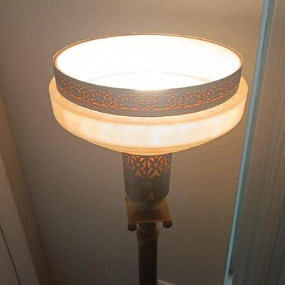 Vintage Art Deco Torchiere Floor lamp