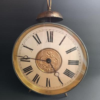 Large Art Deco alarm clock tic tock