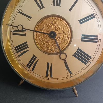 Large Art Deco alarm clock tic tock