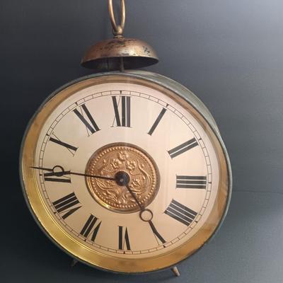 Large Art Deco alarm clock tic tock