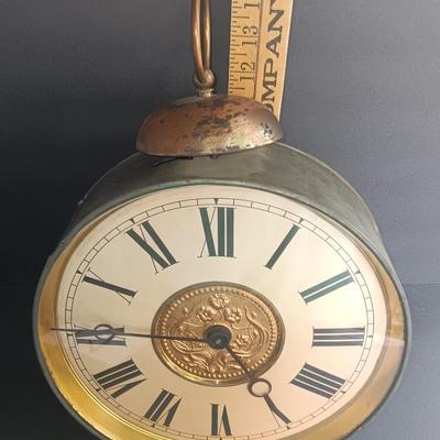 Large Art Deco alarm clock tic tock