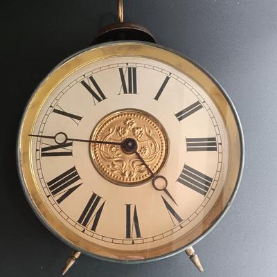 Large Art Deco alarm clock tic tock