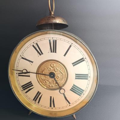 Large Art Deco alarm clock tic tock