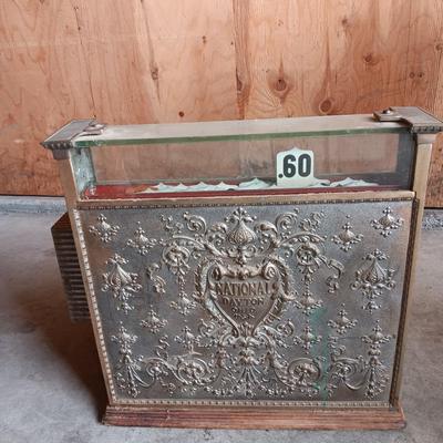 Antique Brass national cash register, Dayton Ohio Factory # 888827