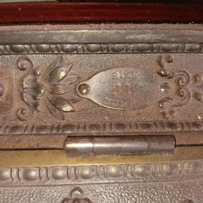 Antique Brass national cash register, Dayton Ohio Factory # 888827